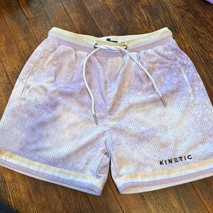 Kinetic Men's Lavender Athletic Shorts